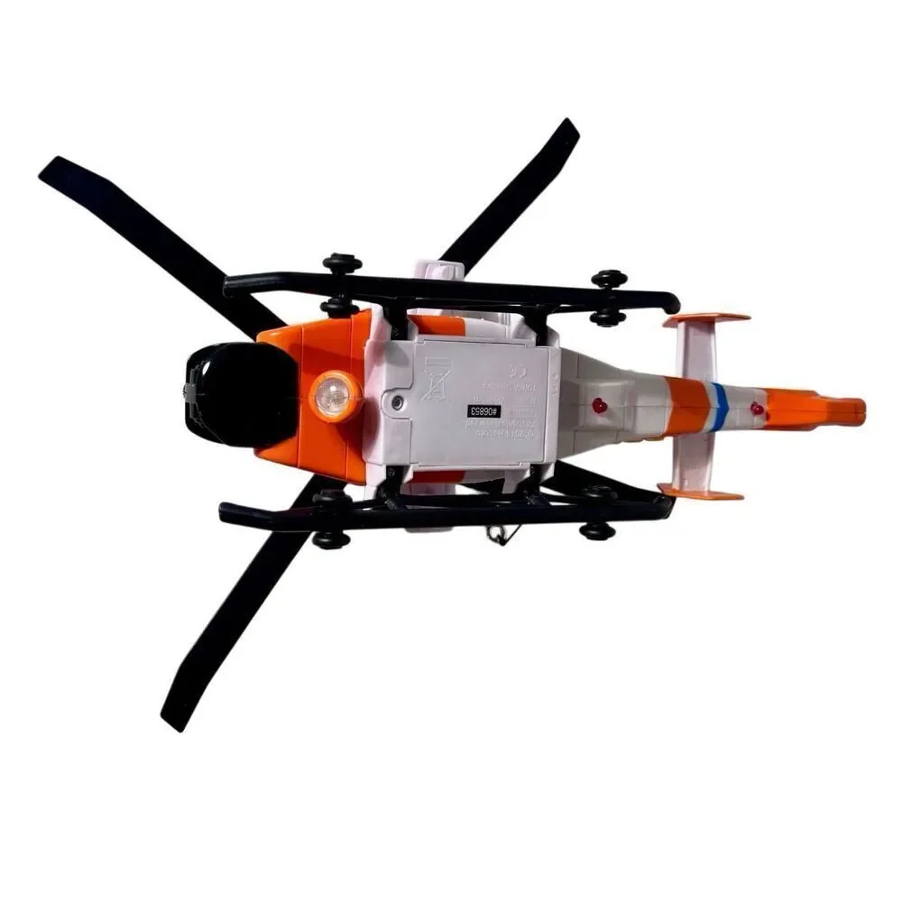2014 Hasbro Tonka Coast Guard Search & Rescue Helicopter Sound & Lights Works